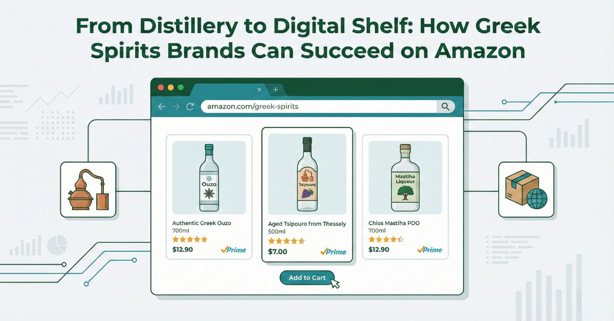 How Greek Spirits Brands Can Succeed on Amazon